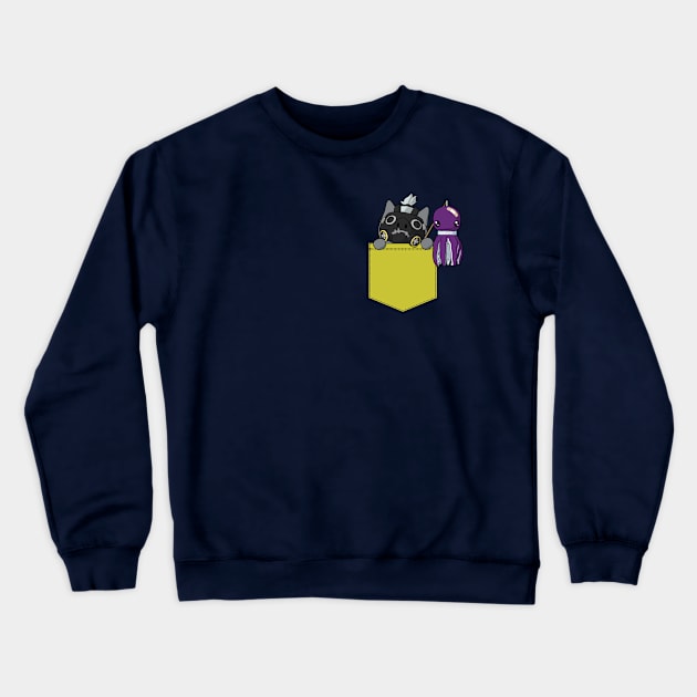 Streetcat "PocketKatsu" - Katsuwatch Crewneck Sweatshirt by dillongoo